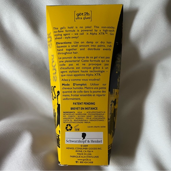 Schwarzkopf & Henkel Got2b Ultra Glued Invincible Styling Gel 6 oz/170 ml - Picture 3 of 6